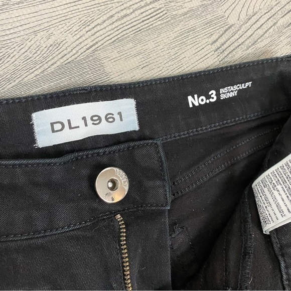 DL1961 Jessica Alba No.3 Instasculpt Skinny Jean with Extended Zip Detail - Picture 8 of 13